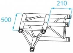 Location structure alu angle 2 directions horizontal - PROLYTE X30D C003 - ASD ASX 22 - PARIS