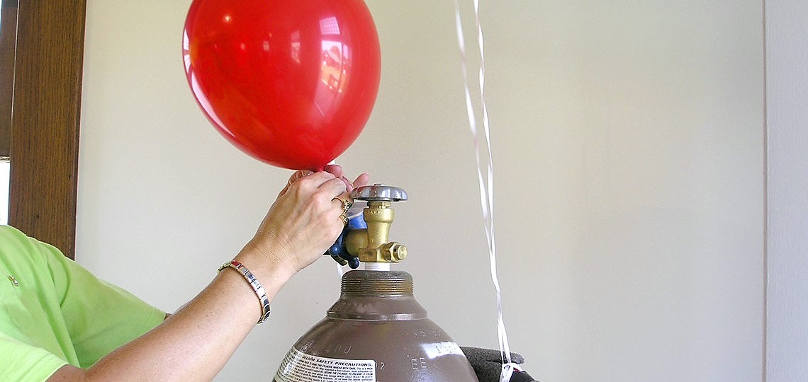 Bouteille d'Hélium - Ballon couleur baudruche latex - PARIS